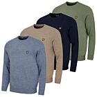 Lyle & Scott Mens Lambswool Blend Crew Neck Jumper Golf Sweater