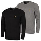 Lyle & Scott Mens 1874 Crew Neck Pullover Lightweight Golf Sweater