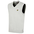 Lyle & Scott Mens 2026 V-Neck Lightweight Breathable Sleeveless Golf Vest