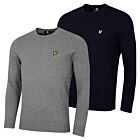 Lyle & Scott Mens Cotton Merino Lightweight Crew Neck Sweater