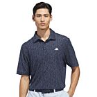 adidas Golf Mens Ultimate365 Mesh Tango Print Climacool Polo Shirt