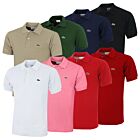 Lacoste Mens Essential Classic Fit Cotton L1212 Short Sleeve Polo Shirt