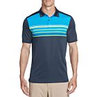 Skechers Golf Mens Backspin Stripe DNA Dry Stretch Performance Polo Shirt