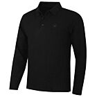 Lyle & Scott Mens Supima Long Sleeve Cotton Golf Polo Shirt