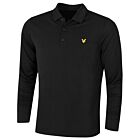 Lyle & Scott Mens Long Sleeve Tech Lightweight Breathable Golf Polo Shirt