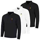 Lyle & Scott Mens Golf Lightweight Regular Fit Long Sleeve Polo Shirt