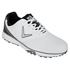 Callaway Golf Mens 2026 Chev Max Leather Waterproof Spiked Breathable Golf Shoes