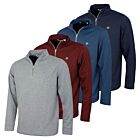 Peter Millar Mens Crown Fleece Stretch Lightweight Quarter-Zip Golf Sweater
