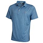 Peter Millar Mens Champagne and Caviar Performance Stretch Golf Polo Shirt