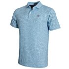 Peter Millar Mens Olive Grove Performance Edwin Spread Golf Polo Shirt
