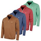 Peter Millar Mens Perth Melange Performance Quarter Zip Golf Sweater