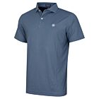 Peter Millar Mens Tenuto Performance Geometric Print Golf Polo Shirt