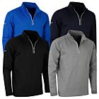 Glenmuir Mens ESK Quarter Zip Water Repellent Midlayer Golf Sweater