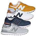 New Balance Mens 574 Greens V2 Waterproof Microfibre Leather Golf Shoes