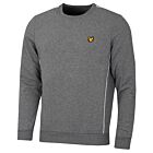 Lyle & Scott Mens Crew Neck Contrast Piping Cotton Blend Sweater