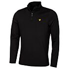Lyle & Scott Mens Technical Quarter Zip Midlayer Branded Golf Sweater