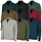 Lyle & Scott Mens Quarter Zip Cotton Soft Pullover Golf Sweater