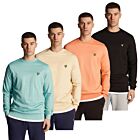 Lyle & Scott Mens Crew Neck Fly Fleece Stretch Lightweight Sweater