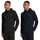 Lyle & Scott Mens Branded Tape Adjustable Drawstrings Pullover Hoody