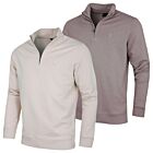 Lyle & Scott Mens Superfine Quarter Zip Cotton Loopback Golf Sweater