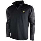Lyle & Scott Mens Printed Contour Midlayer Quarter Zip Golf Sweater