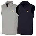 Lyle & Scott Mens 2026 Core Quarter Zip Midlayer Lightweight Stretch Golf Vest
