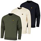 Lyle & Scott Mens 2026 Crew Neck Fly Fleece Durable Versatile Golf Sweater