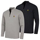 Lyle & Scott Mens Golf Quilted Lightweight Half Zip Midlayer Sweater