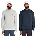 Lyle & Scott Mens Golf Quilted Lightweight Half Zip Midlayer Sweater