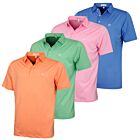 Peter Millar Mens Solid Performance Stretch Wicking Golf Polo Shirt