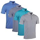 Glenmuir Mens Torrance Moisture Wicking Stretch Golf Polo Shirt