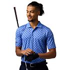 Glenmuir Mens Crawford 4-Way Stretch Moisture Wicking Golf Polo Shirt