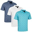 Glenmuir Mens Eagle Moisture Wicking Breathable Stretch Golf Polo Shirt
