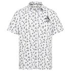 Original Penguin Mens Retro Arcade Print Big Logo Golf Polo Shirt