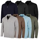 Oscar Jacobson Mens Wetherby 1/2 Zip Soft Stylish Golf Sweater