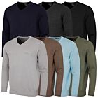 Oscar Jacobson Mens Walker V Neck Breathable Soft Golf Sweater