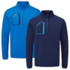 Oscar Jacobson Mens Hastings Bonded Pocket Comfortable Golf Sweater