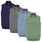 Oscar Jacobson Mens Westland Sleeveless 1/4 Zip Breathable Golf Gilet