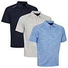Oscar Jacobson Mens Herald 4-Way Stretch Breathable Camo Golf Polo Shirt