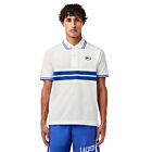 Lacoste Mens Chest Striped Design Short Sleeved Cotton Polo Shirt