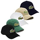 Lacoste Mens RK9871 Herringbone Big Crocodile Baseball Cap