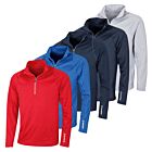 Sunice Mens Tobey Thermal Stretch Half-Zip Pullover Golf Sweater