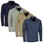 Stuburt Golf Mens Arlo 1/4 Zip Stretch Wicking Midlayer Golf Sweater
