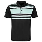 Stuburt Mens Evolve Pure Stripe Performance Wicking Golf Polo Shirt