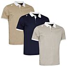 Stuburt Golf Mens Stack Moisture Wicking Stretch UPF 50 Golf Polo Shirt