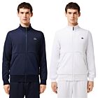 Lacoste Mens Crocodile Logo Regular Fit Full Zip Sweater