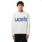 Lacoste Mens Crocodile Logo Crew Neck Cotton Fabric Classic Sweater