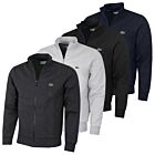 Lacoste Mens 2026 SH9622 Brushed Fleece Recycled Fabric Full Zip Sweater
