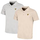 Lyle & Scott Mens Golf Tech Eagle Logo Short Sleeve Recycled Polo Shirt