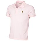 Lyle & Scott Mens Plain Stretch 3-Button Organic Golf Polo Shirt
